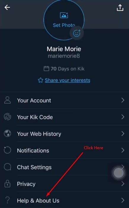 Delete Kik Account Permanently