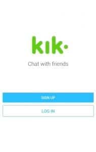 kik sign up