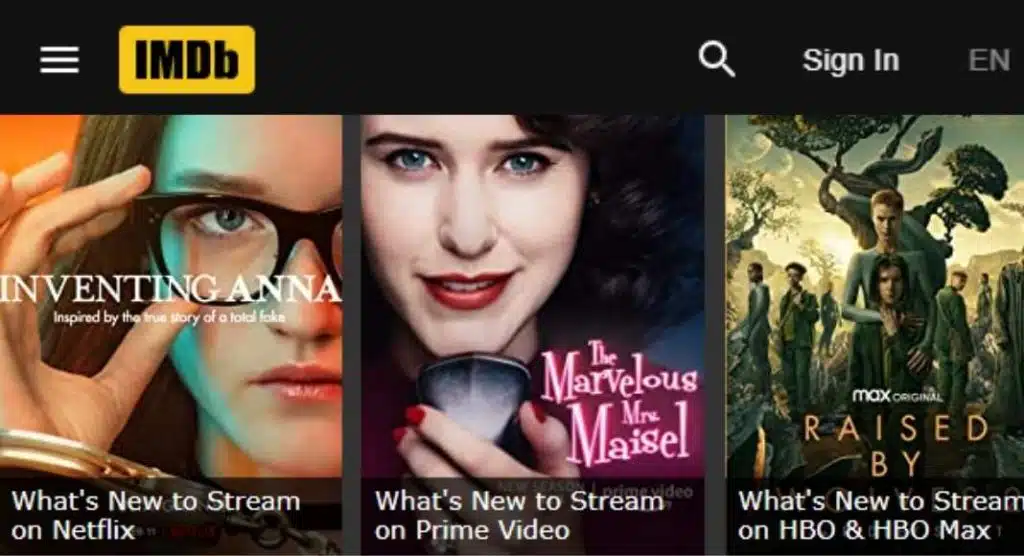 IMDB TV- free movies online