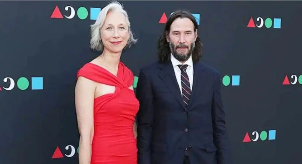 Keanu Reeves and Alexandra Grant