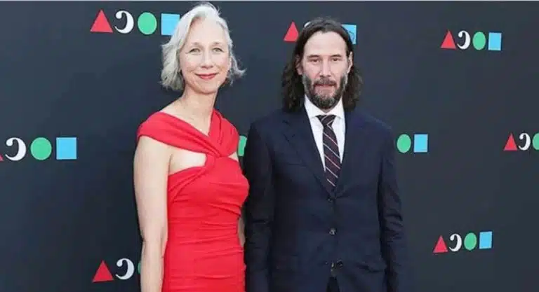 Keanu Reeves and Alexandra Grant
