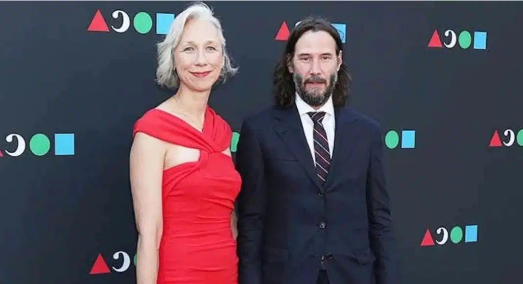 Keanu Reeves and Alexandra Grant