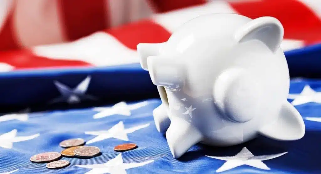 US economy contracts in second
