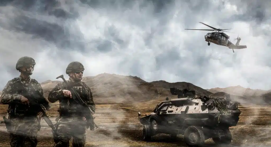 military drills