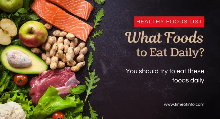 What Foods to Eat Daily