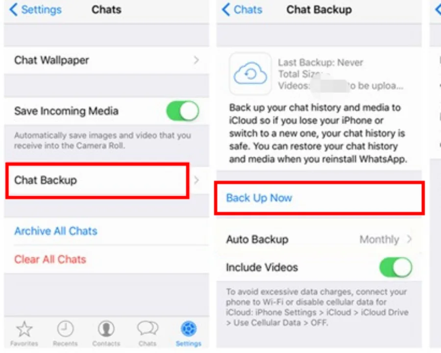 Move WhatsApp Chat 