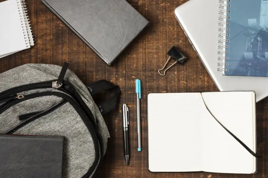 Class Materials in Dorm Room
