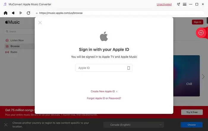 record to remove apple music drm