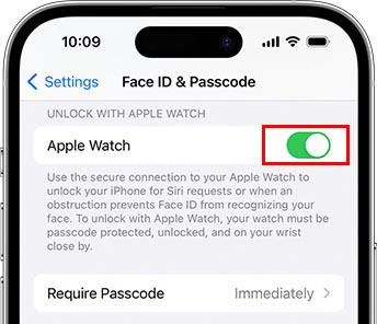 Use Apple Watch to Unlock iPhone Screen