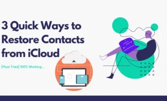 Restore Contacts from iCloud