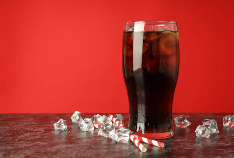 Frozen Coca-Cola Sunset