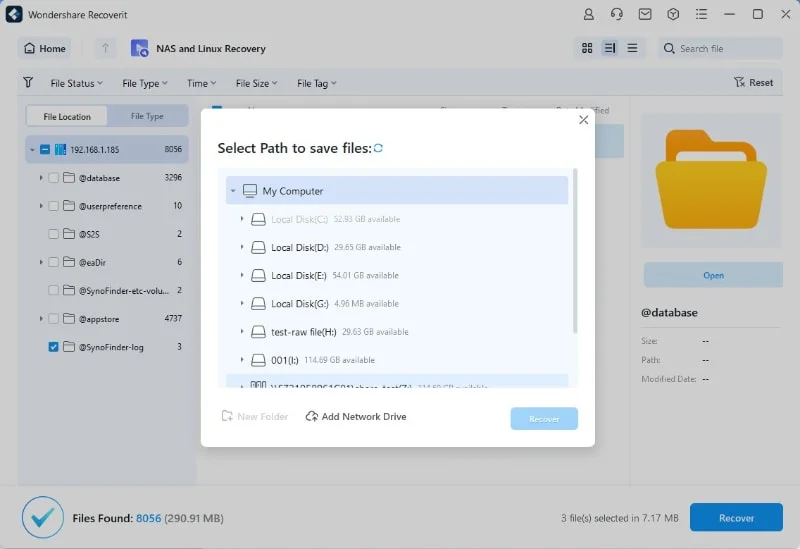 Recover NAS RAID