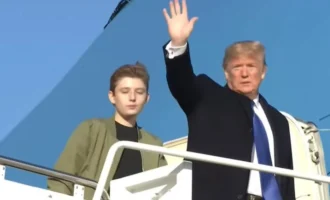 Barron Trump, Donald Trump's youngest son