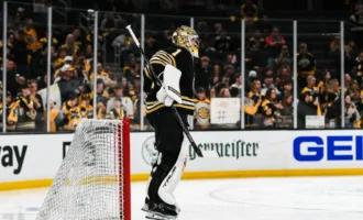 bruins panthers fight, bruins goalie interference, bruins panthers game, bruins panthers game 2