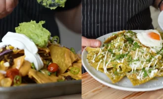 chilaquiles and nachos