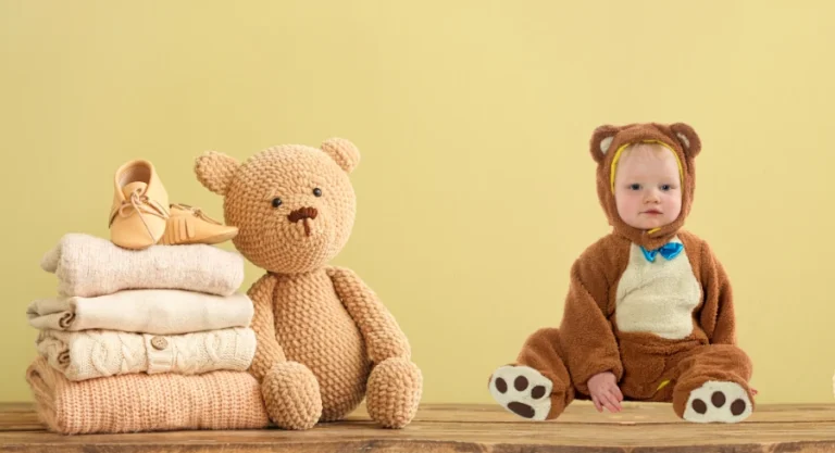 RS 149 Bear Design Long-Sleeve Baby Jumpsuit TheSpark Shop