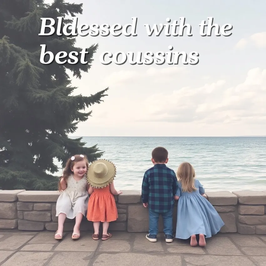 Blessed with the Best Cousins Captions