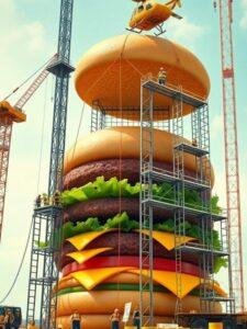 Giant Cheeseburger