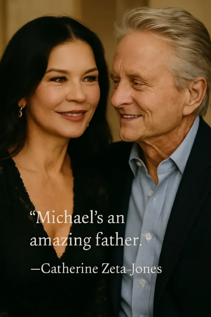 Catherine Zeta-Jones about Michael Douglas