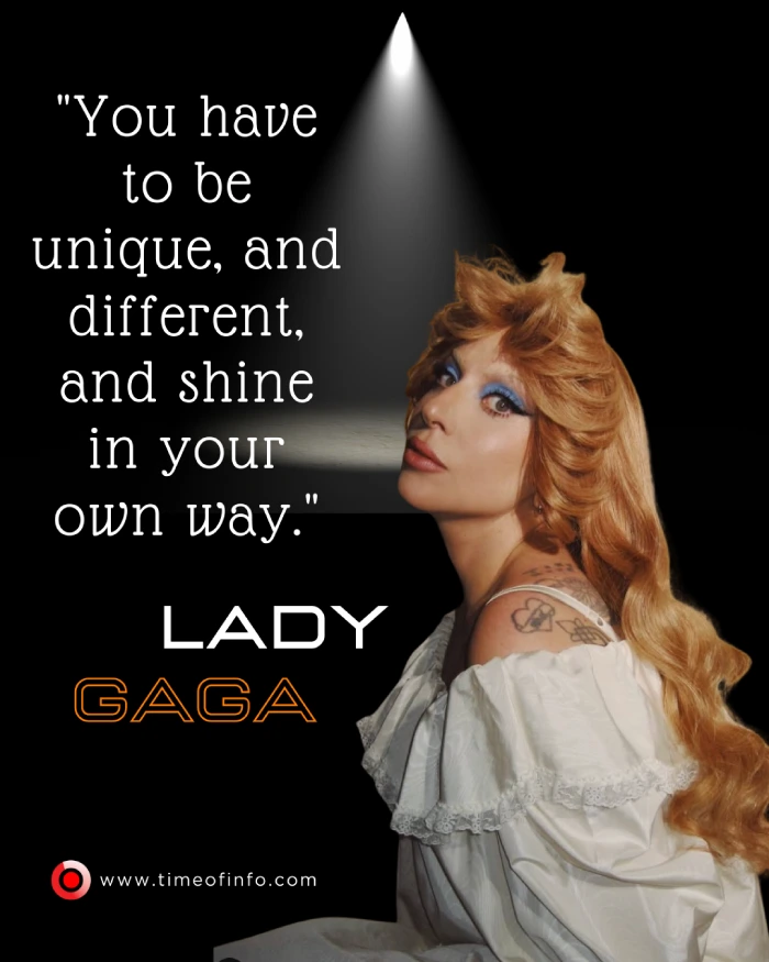 Lady Gaga quote about life
