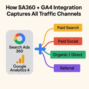 Search Ads 360 GA4 integration for conversion tracking