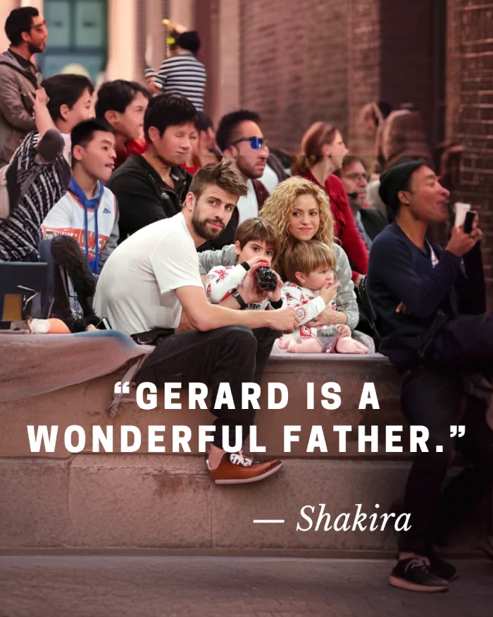 Shakira about Gerard Piqué