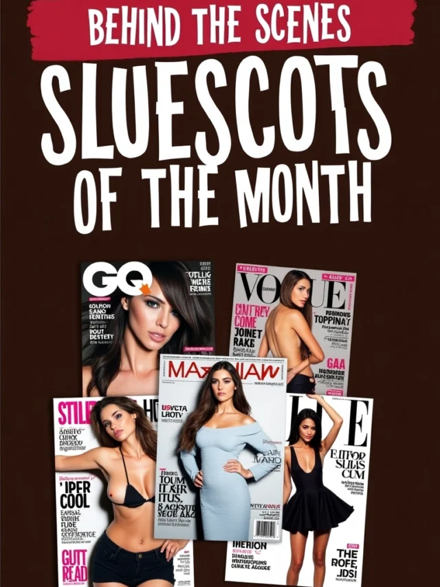 Behind the Scenes: Sexy Photoshoots of the Month