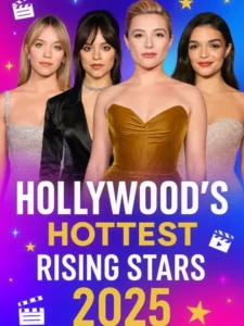 breakout Hollywood actresses — Sydney Sweeney, Jenna Ortega, Florence Pugh, and Rachel Zegler