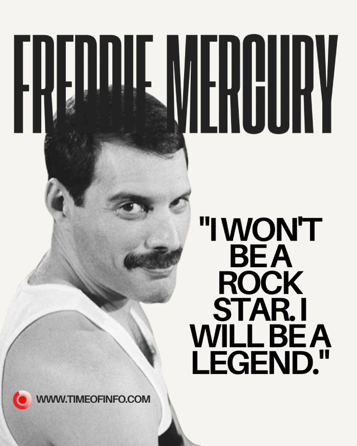 freddie mercury quote about life
