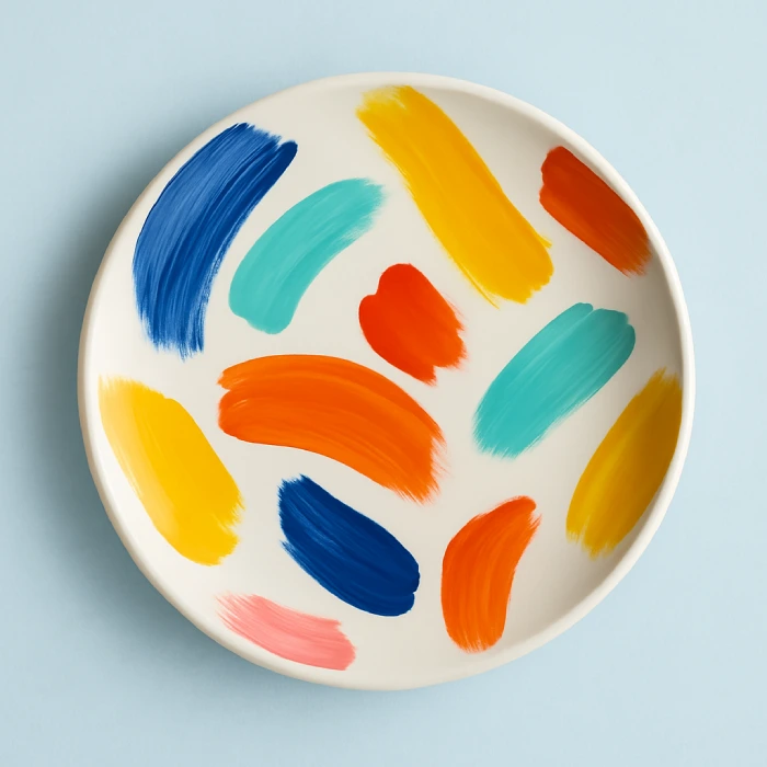 Cool smudges for plates