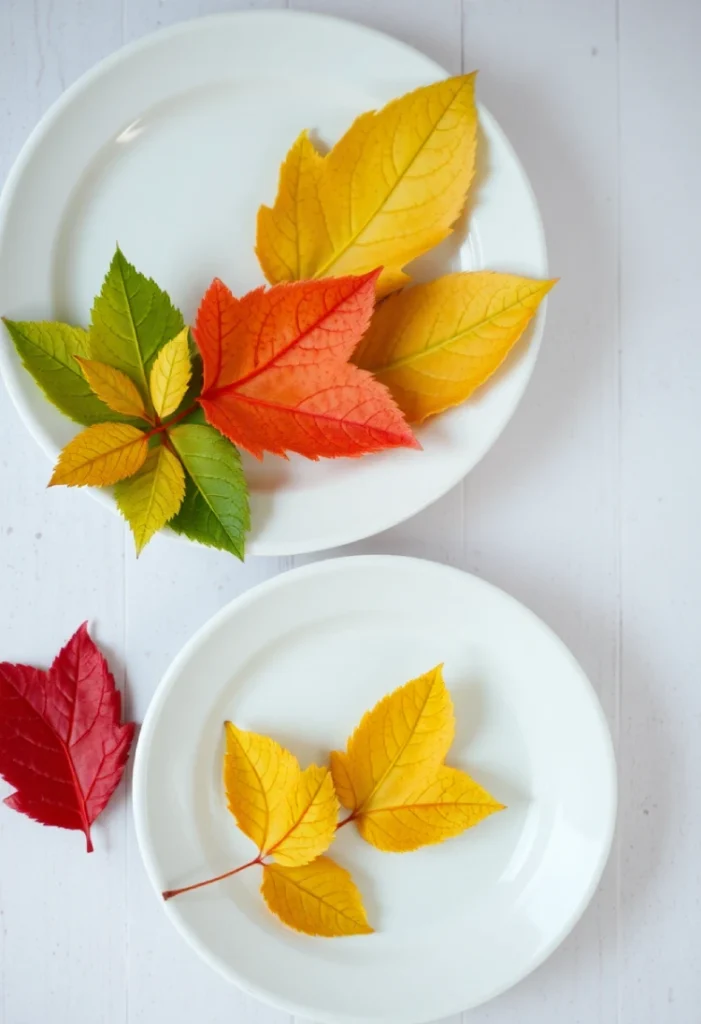 Leaves for plates