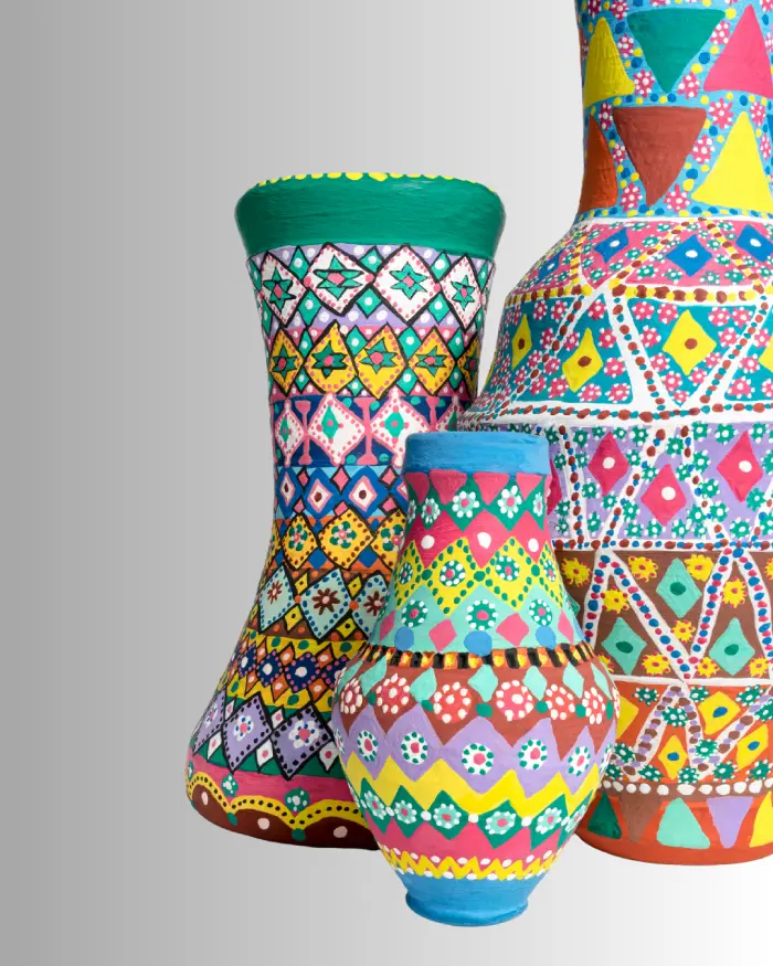 Pottery painting ideas for vases