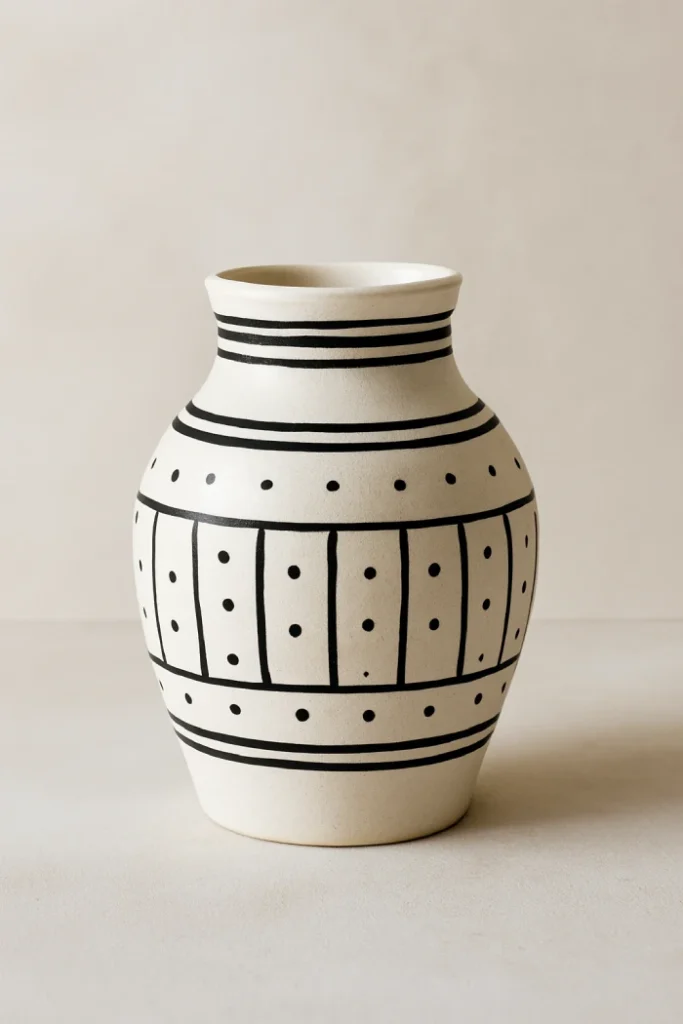 Simple lines for vases