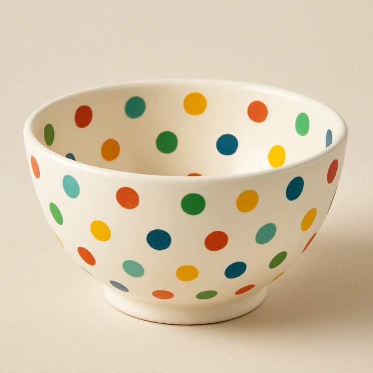 The classic polka dot bowl