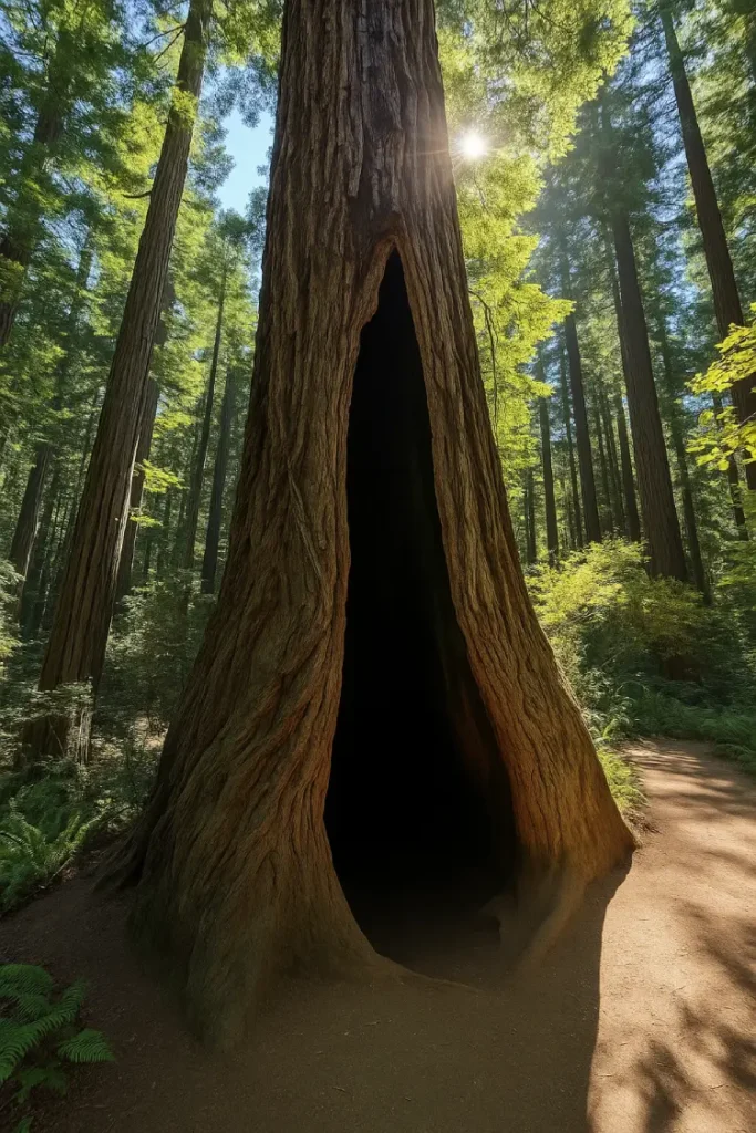 redwood national park hollow tree trail