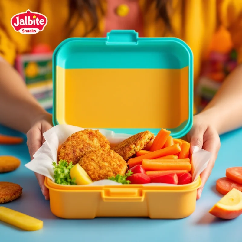 Jalbitesnacks Lunch Combo With Patties And Veggies.