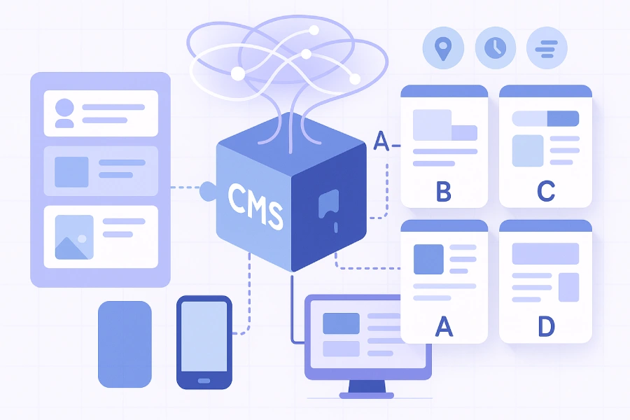 Headless Cms And Ai Build Many Landing Page Versions.