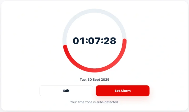How to set a browser alarm clock online without installing anything.