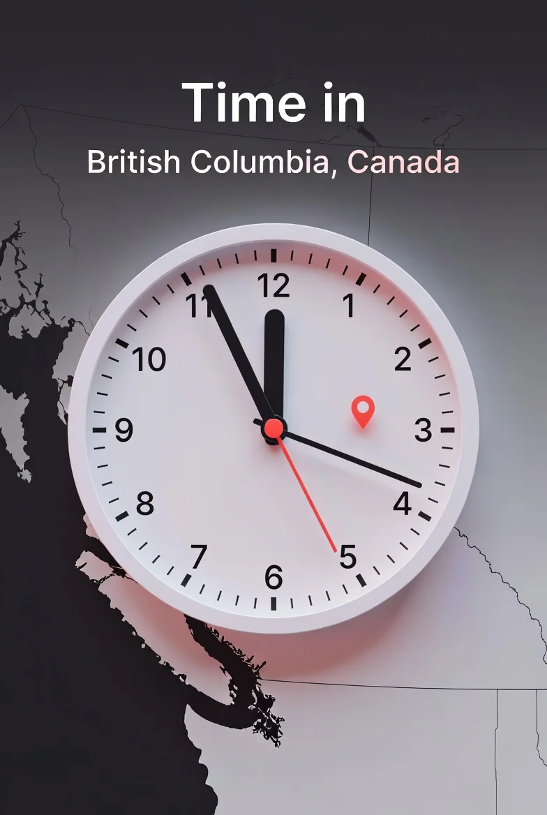 Current Time in British Columbia, Canada Now