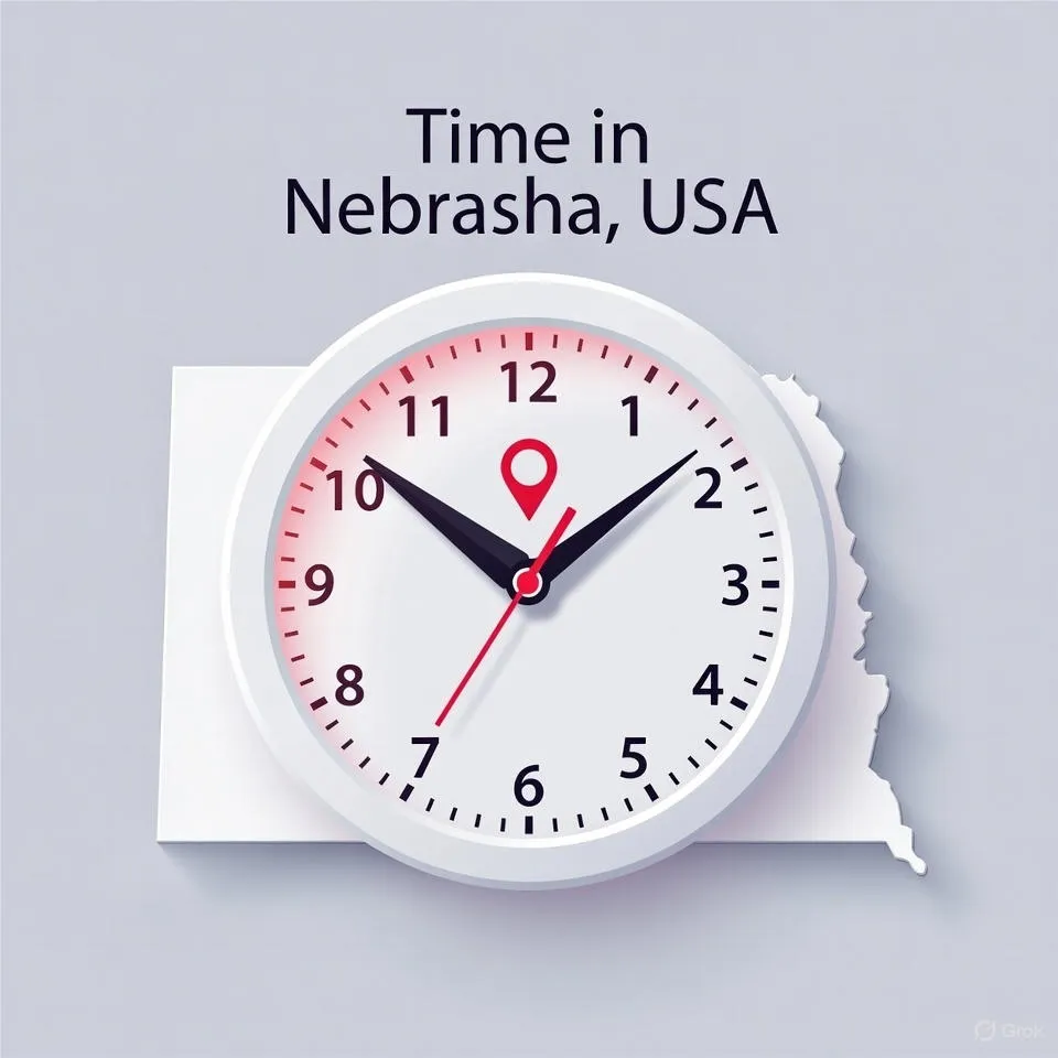 Current Time in Nebraska, USA Now