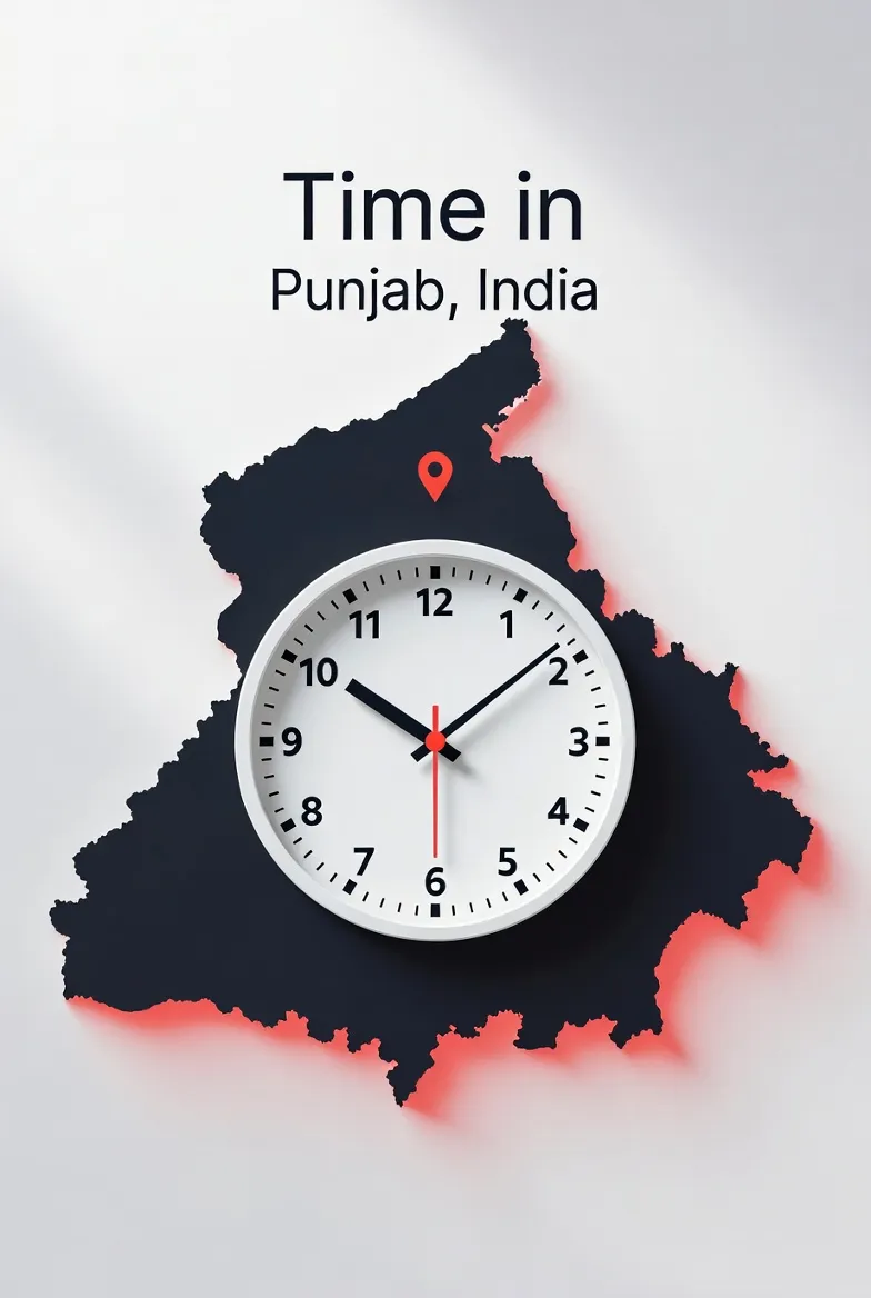 Current Time in Punjab, India Now