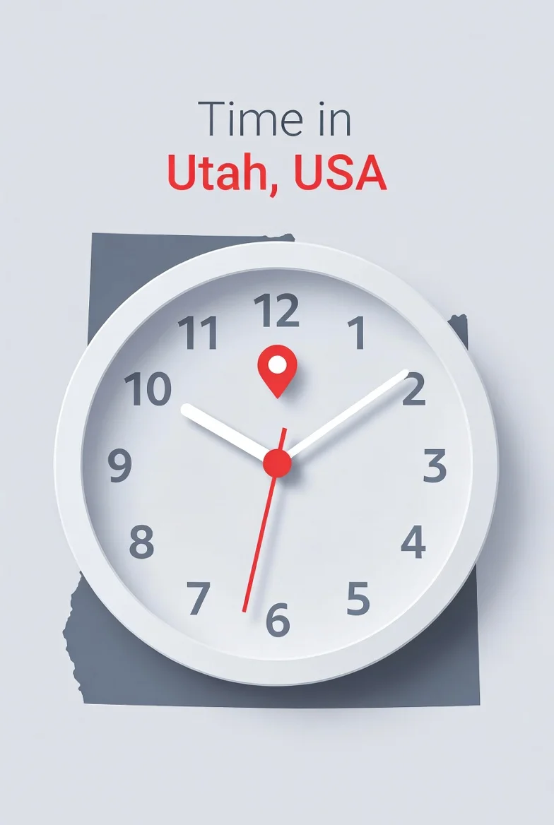 Current Time in Utah, USA Now