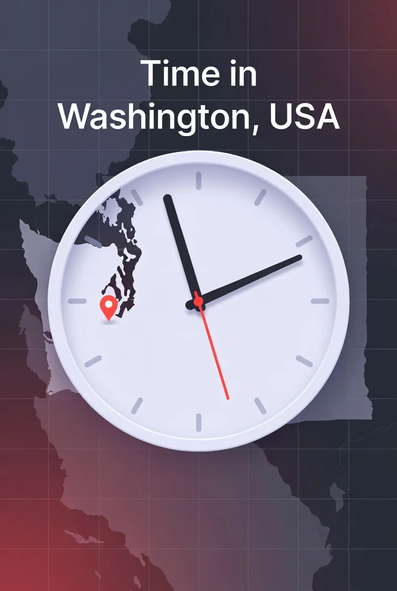 Current Time in Washington, USA Now