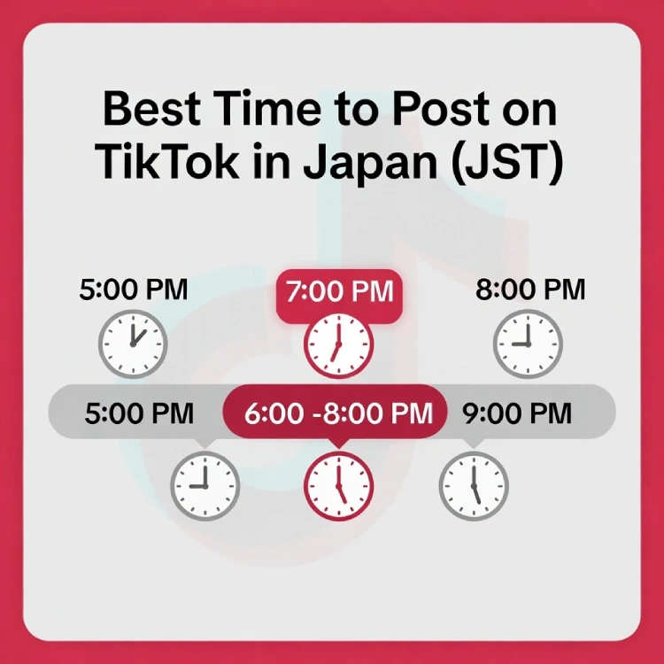 Best Time to Post on TikTok in Japan