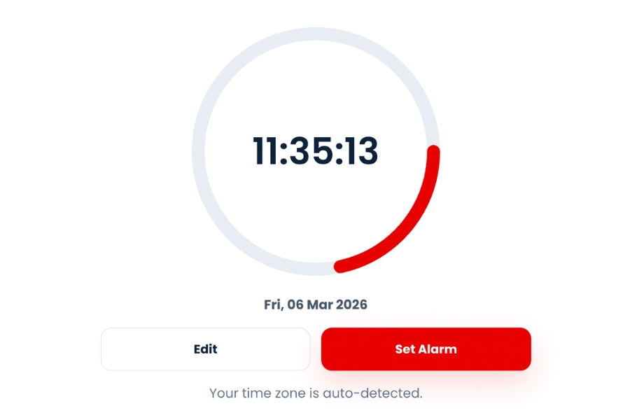 Online Alarm Clock Tool