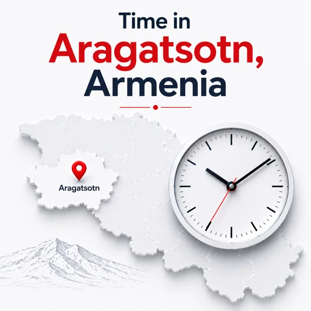 Time in Aragatsotn, Armenia