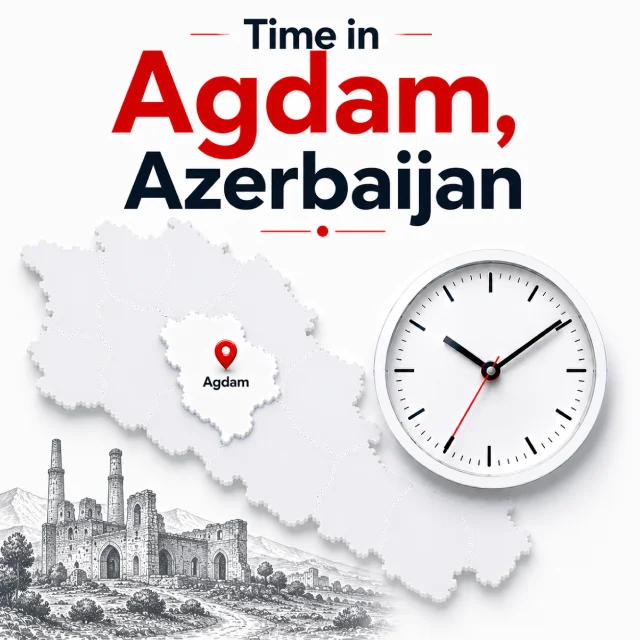 Time in Agdam Azerbaijan
