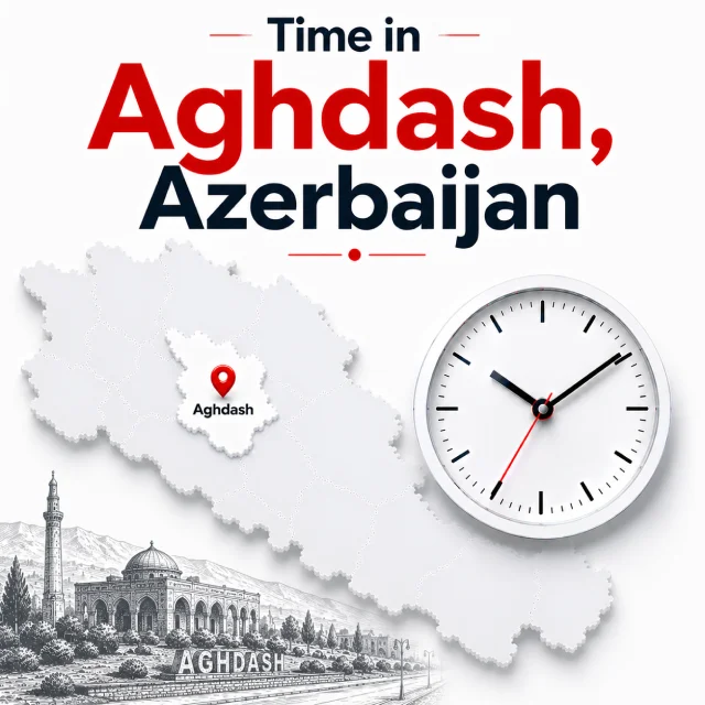 Time in Aghdash, Azerbaijan