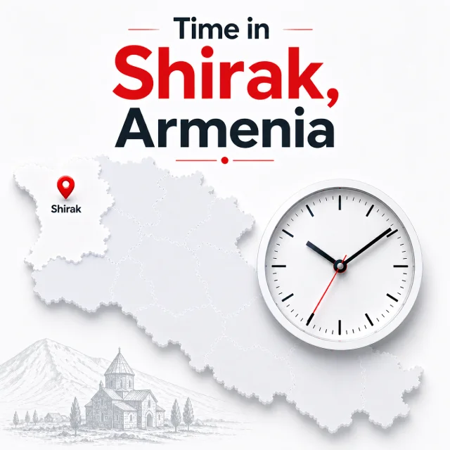 Time in Shirak Armenia