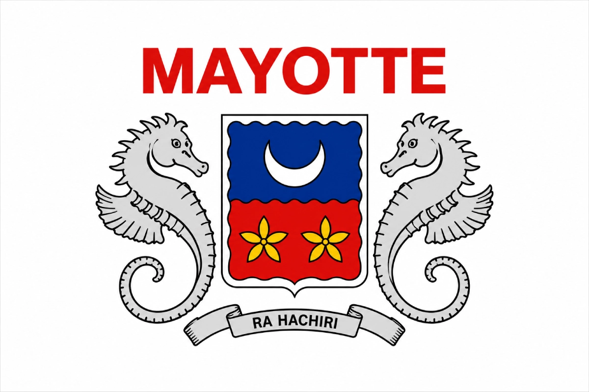Flag or emblem of Mayotte